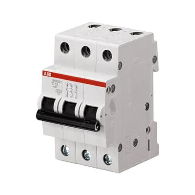 SH203T-C6 Interruptor Automático Miniatura SH200T - SH200T - 3P - 6 A - Curva C