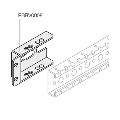 Soportes para barra vertical lateral, 8 UD