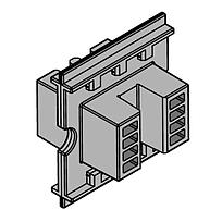 Soporte aislador 1X10X50MM, 24UD
