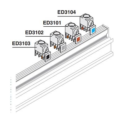 UfixL Borne alimentacion N 1P 10pz