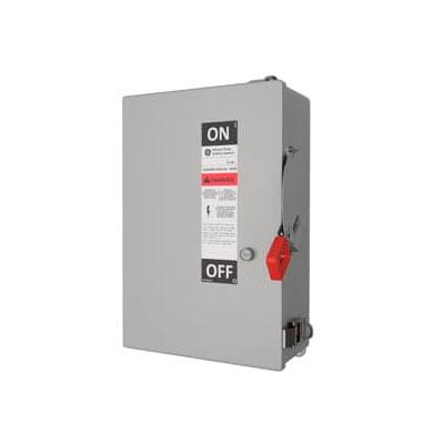 Interruptor de Seguridad sin fusibles, Servicio Pesado 3 hilos, 3 Polos, 30 Amp, 600V, Servicio interior Nema 1