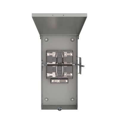 Interruptor de Seguridad sin fusibles, Servicio general 3 hilos, 3 Polos, 30 Amp, 240V, Servicio exterior Nema 3R