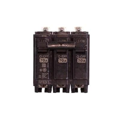 Interruptor derivado atornillable de 3 polos, 70Amp,208V, 10kA