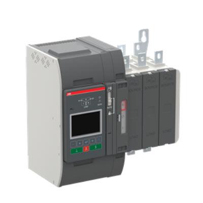 OXB160U3X4QT Transferencia Automatica ATS-TruOne 160A/160 A, UL/IEC, Tipo: I-O-II, Open transtition, Controlador Tipo 4: Display Touch; rango de operacion 200-480Vac; 3Polos sin Neutro , (fuentes x Superior), (salida/carga) x Inferior)