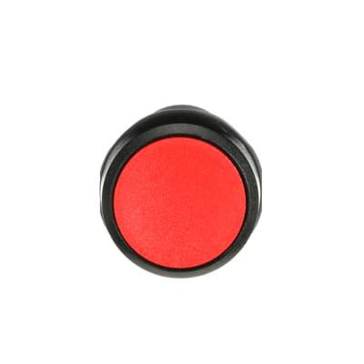 CP1-10R-01 Botón pulsador rojo momentáneo no ilum rasante 1NC Serie compacta