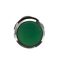 CP1-30G-10 Botón pulsador verde momentáneo no ilum rasante 1NO Bisel Cromo-Metal Serie compacta