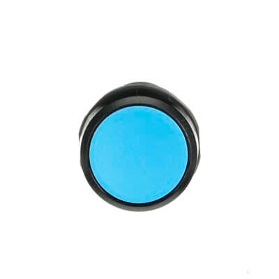 CP1-10L-10 Botón pulsador azul momentáneo no ilum rasante 1NO Serie compacta