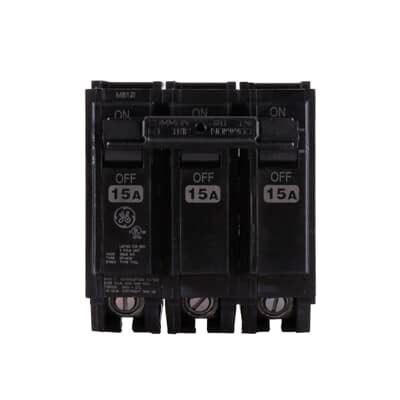 THQL32015 Interruptor termomagético enchufable 10KA QL 3P 240V 15A