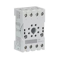 CR-U2SM  Base compacta p/ Relé Encapsulado Tipo Universal, 8 pines CR-U