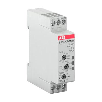 CT-MFD.12 Timer Relevador, multifunction 7 Func. 0-100 hrs, 1c/o, 24-240Vca 24-48Vcd