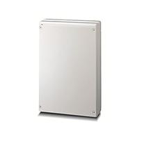 Caja de conexiones de policarbonato con tapa atornillable IP65, 570x380x140mm