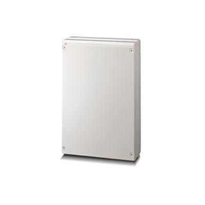 Caja de conexiones de policarbonato con tapa atornillable IP65, 570x380x140mm