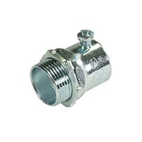 Adaptador de acero galvanizado para tubo Conduit ajuste tornillo sin aislamiento para conduit diámetro 1 1/2"