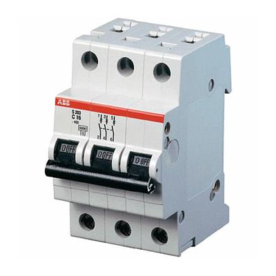 S203-C10 Interruptor Automático Miniatura S200 - 3P - 10 A - Curva C