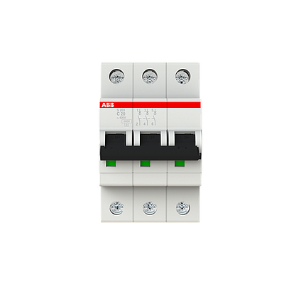 S203-C25 Interruptor Automático Miniatura S200 - 3P - 25 A - Curva C