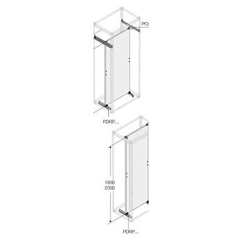 Travesaños chapa zincada p=300mm, 2 ud.